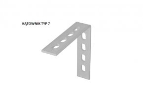 Kątowniki płaskie równoramienne grube TYP 7